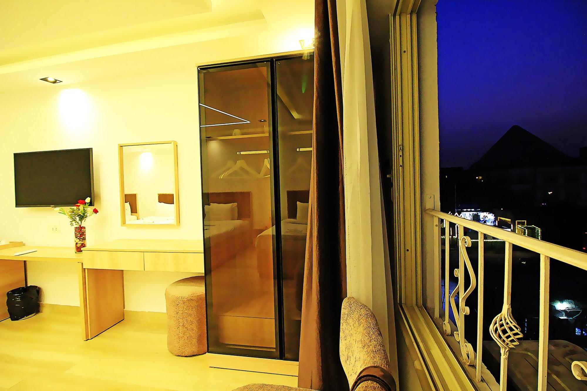 The Platinum Pyramid View Inn Kafret el-Gabal Esterno foto