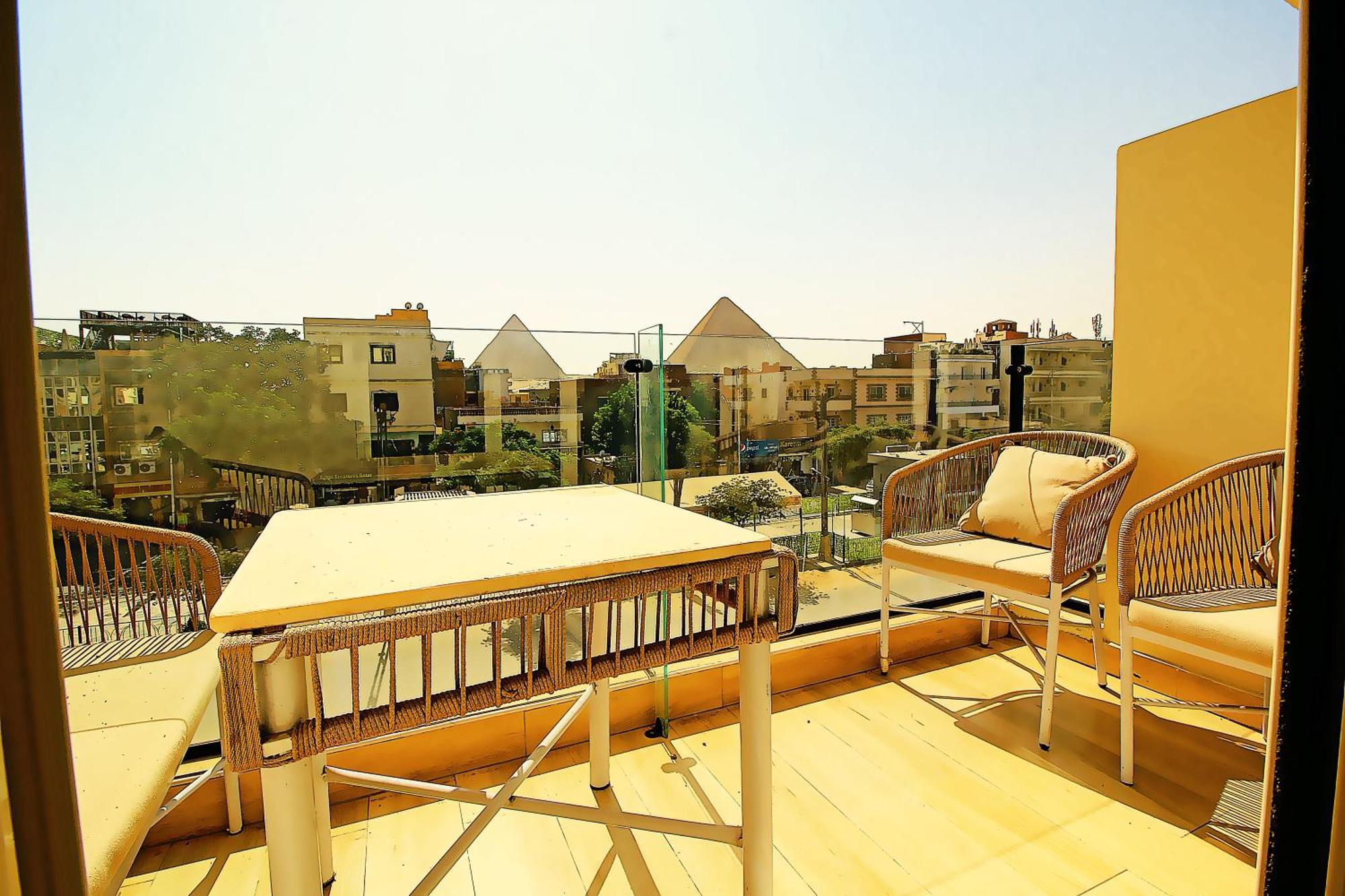 The Platinum Pyramid View Inn Kafret el-Gabal Esterno foto