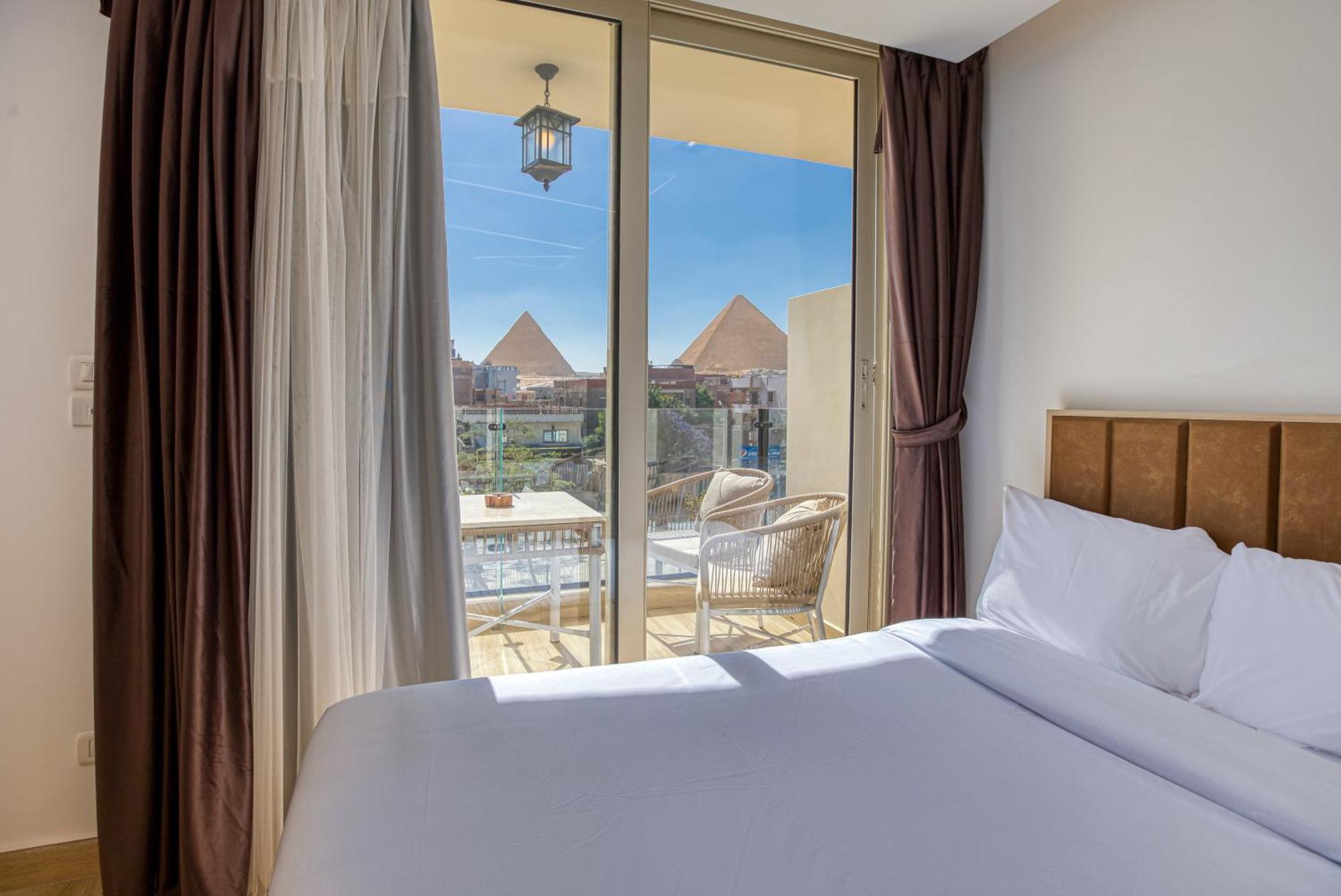 The Platinum Pyramid View Inn Kafret el-Gabal Esterno foto